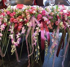 Розово-малиновая свадьба