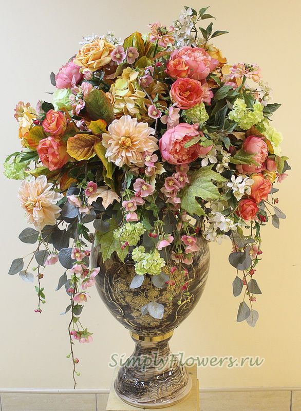 Искусственные цветы Сирень весенний букет для декора, Магазин искусственных цветов №1