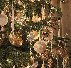 Украшение новогодней елки в стиле 70 х годов