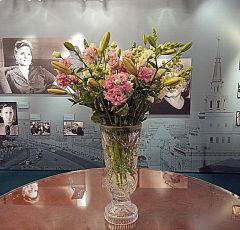 Цветочное оформление московского шахматного клуба